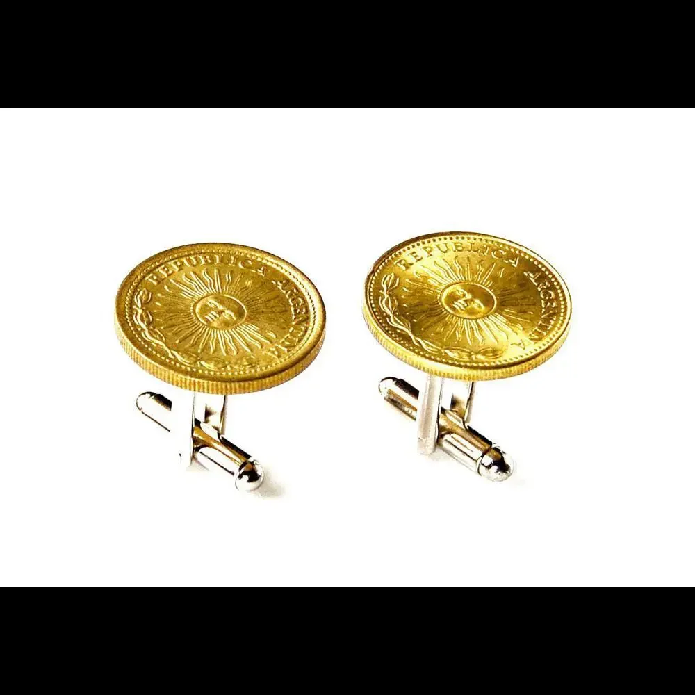Argentina Coin Cufflinks